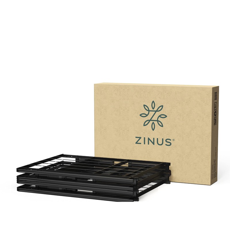 Zinus SmartBase Tool-Free Assembly Mattress Foundation, 14 Inch Metal Platform