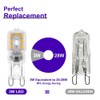WULUN G9 3W LED Bulbs with Transparent Cover, G9 Socket,