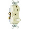 Legrand Pass & Seymour 691TRLACC6 Combination Switch, One 15 Amp