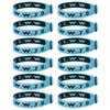 12PCS WWJD Christian Bracelet Pack, Christian Jesus Gifts Adjustable Wristbands, WWJD Bracelets Bulk - What Would Jesus Do Bracelet for Women Men, 12 Blue