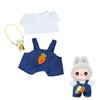 Designer Labobo Doll Outfit - Summer Lightweight Denim Overalls ,labobo