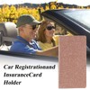 Mandark Car Registration and Insurance Holder, Auto Glove Box Organizer