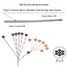 1/16 Wire Rope Kit,Vinyl Coated Aircraft Cable,7x7 Strand Core with