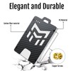 MNGARISTA Badge Holder Carbon Fiber: 0.91oz Lightweight ID Card Holder