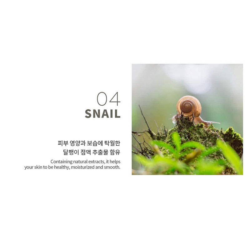 Orjena Natural Moisture Snail Mask Sheet 10pcs