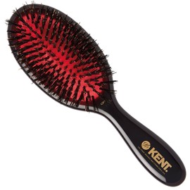 GB KENT British Royal Purveyor Pig Hair Medium Bristle Cushion Hairbrush Small NEW Classic Shine CSFS