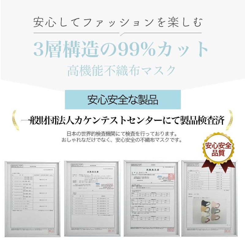 [R・BOOM] 【MASK KING】10枚ｘ2パックバイカラー 3Dマスク 敏感肌用 UVカット 軽量 薄い 不織布 立体マスク