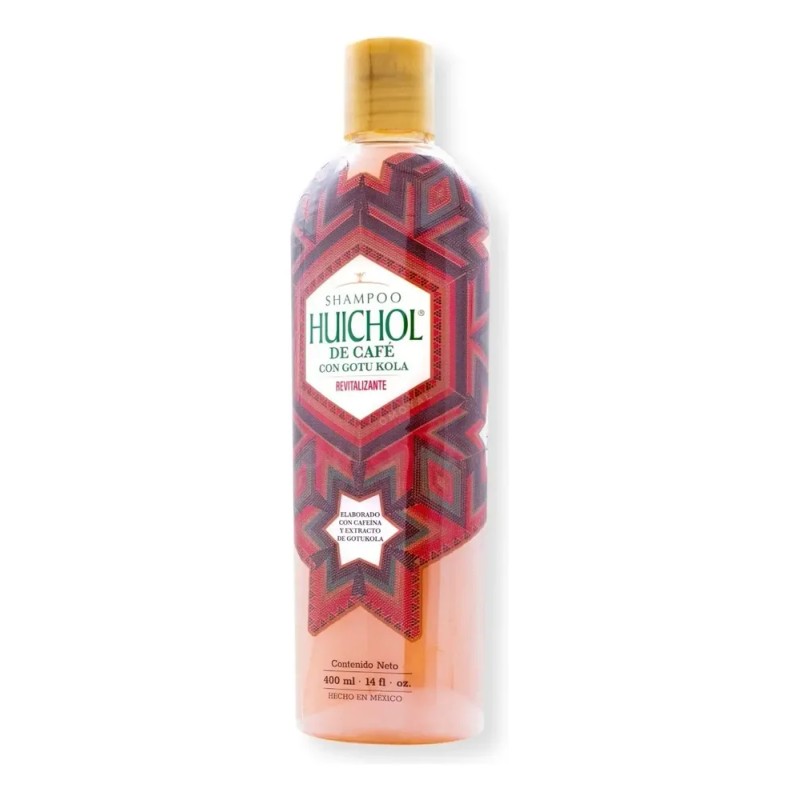 Shampoo Huichol De Café Con Gotu Kola, Botella 400 Ml