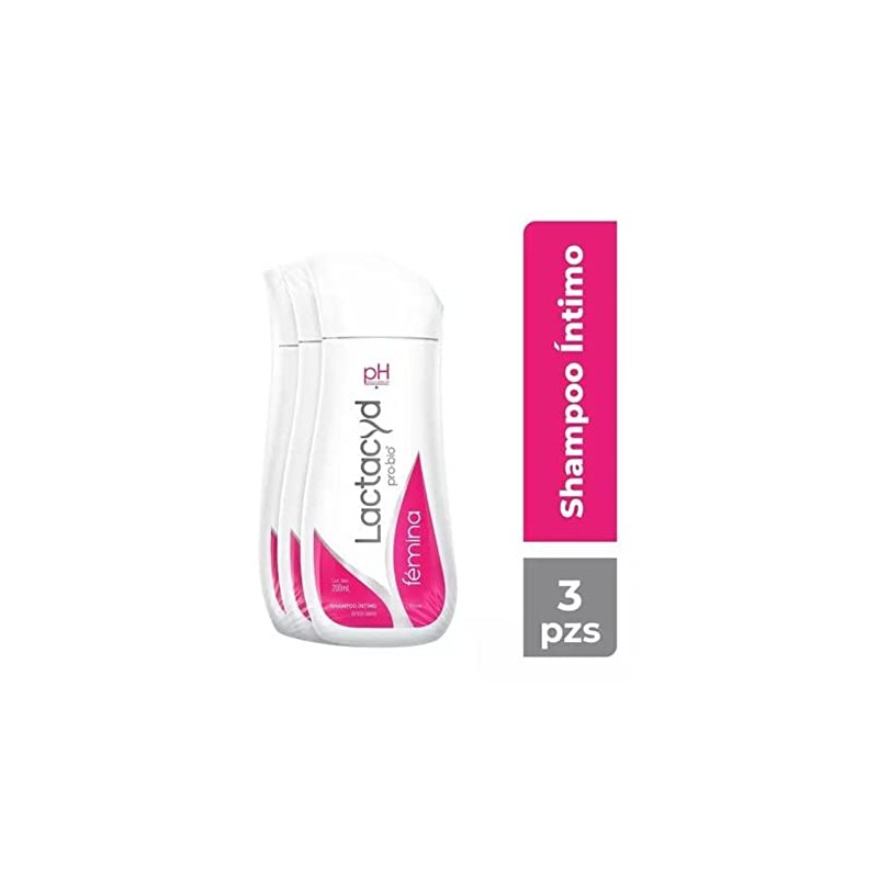 Lactacyd Shampoo Íntimo Fémina 3 Pack De 200 ml