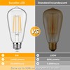 12-Pack Vintage LED Edison Bulbs 100W Equivalent 1400LM High Brightness