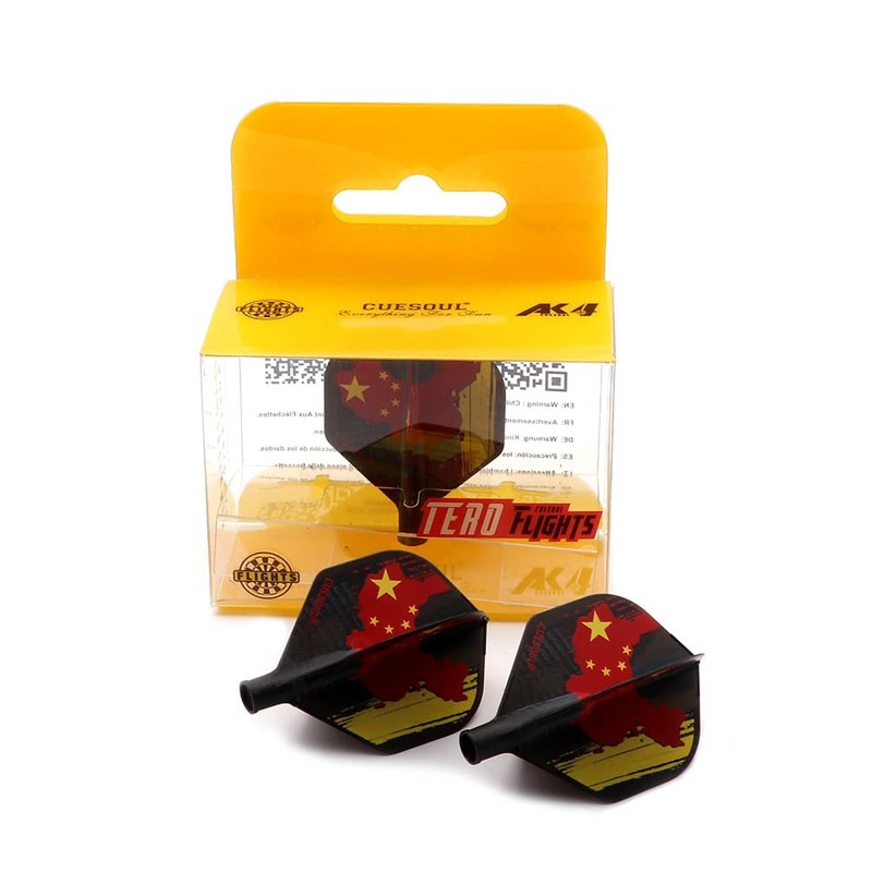 CUESOUL TERO AK4 Dart Flights Standard Shape with Exquisite Pattern,