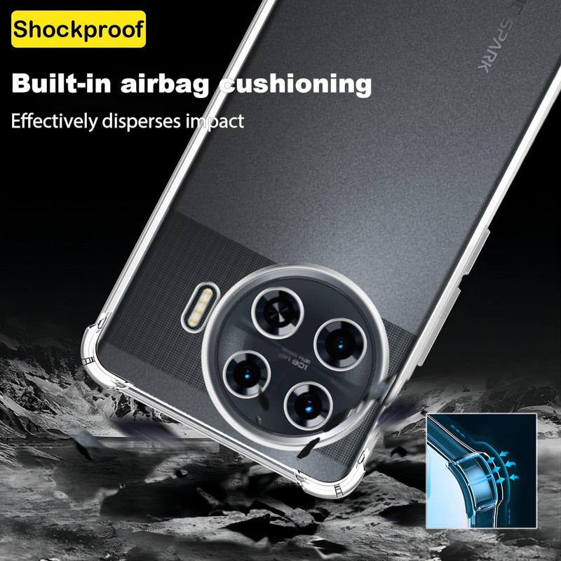 USTIYA Funda para Tecno Spark 20 Pro+ Pro Plus Case