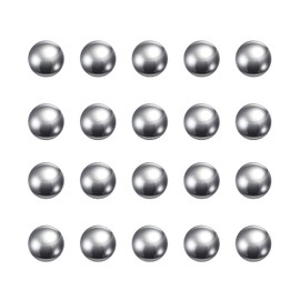 TOP-VIGOR 20Pcs 6mm Bearing Balls, Solid 304 Stainless Steel Ball G100 Precision Balls for Industrial Accessories, Bicycle Wheel, Skateboard Bearings