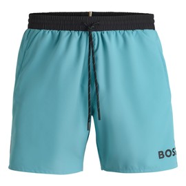 BOSS Men's Starfish Quick Dry Swim Shorts with Contrast Detail, 455light/pastel blue