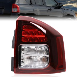 Lochnchn Tail Lights Compatible with JEEP Compass 2014-2017 Rear LED Taillights Assembly Right Passenger Side Tail Lamp
