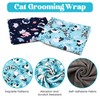 Poochies Sprouts 35.4" Cat Grooming Wrap, Cat Wrap for Cutting
