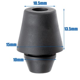 OAUTOO Parachoques de goma 65829-50A00 para Nissan Armada Cube Frontier Maxima Rogue Sentra Tian Versa, Infiniti FX35 45 QX56