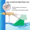 LIUCOGXI 1/2 Inch Brass Float Valve Water Valve with Adapter