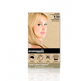Aromaganic Permanent Hair Colour 9.0N Very Light Blonde Natural