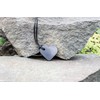 Wallystone Gems Shungite - Heart Pendant Necklace - for Loved