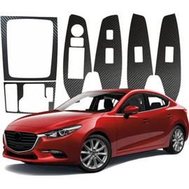 HG Accesorios Kit Completo Sticker Compatible con Mazda 3 2017 2018 Transmisión Manual