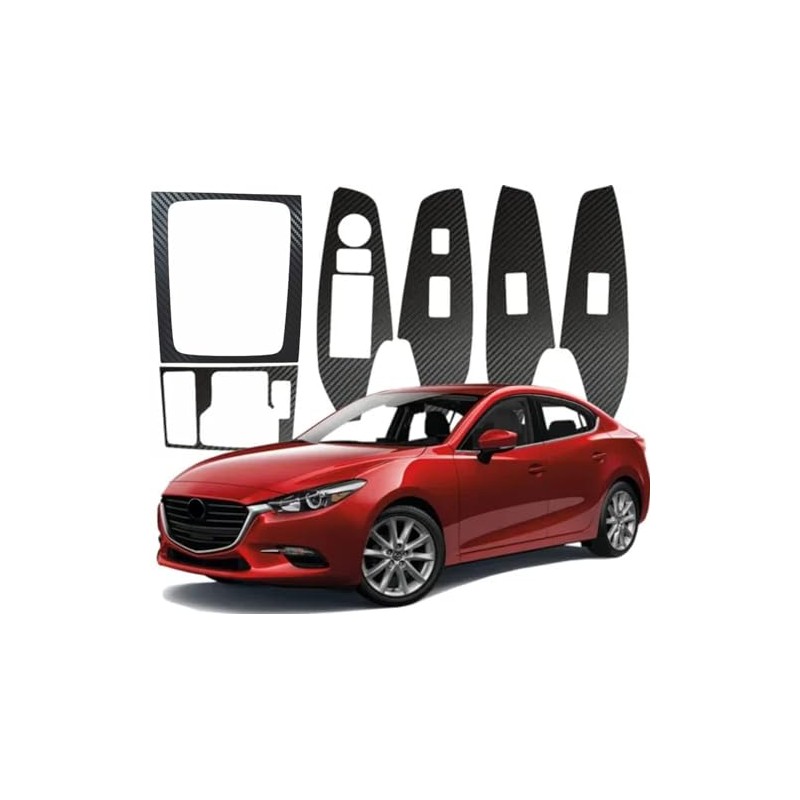 HG Accesorios Kit Completo Sticker Compatible con Mazda 3 2017