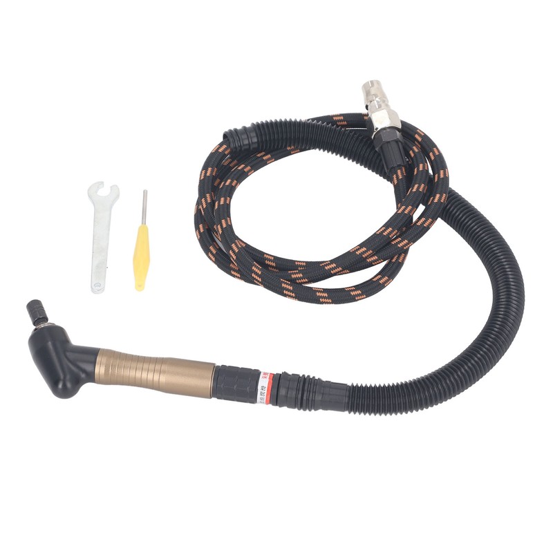 Air Micro Die Grinder Kit Rotary Switch 23500rpm Elbow Pneumatic