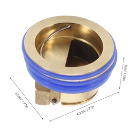 Operitacx Bodenablauf Haarsieb Kupfer Effektiver Haarfänger für Duschabläufe Geruchsabsorbierend Geeignet für Badezimmer Rostfrei und Langlebig