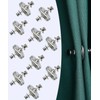 TerraShine Curtain Magnetic Buckles Set of 10 Curtain Magnets, Curtain