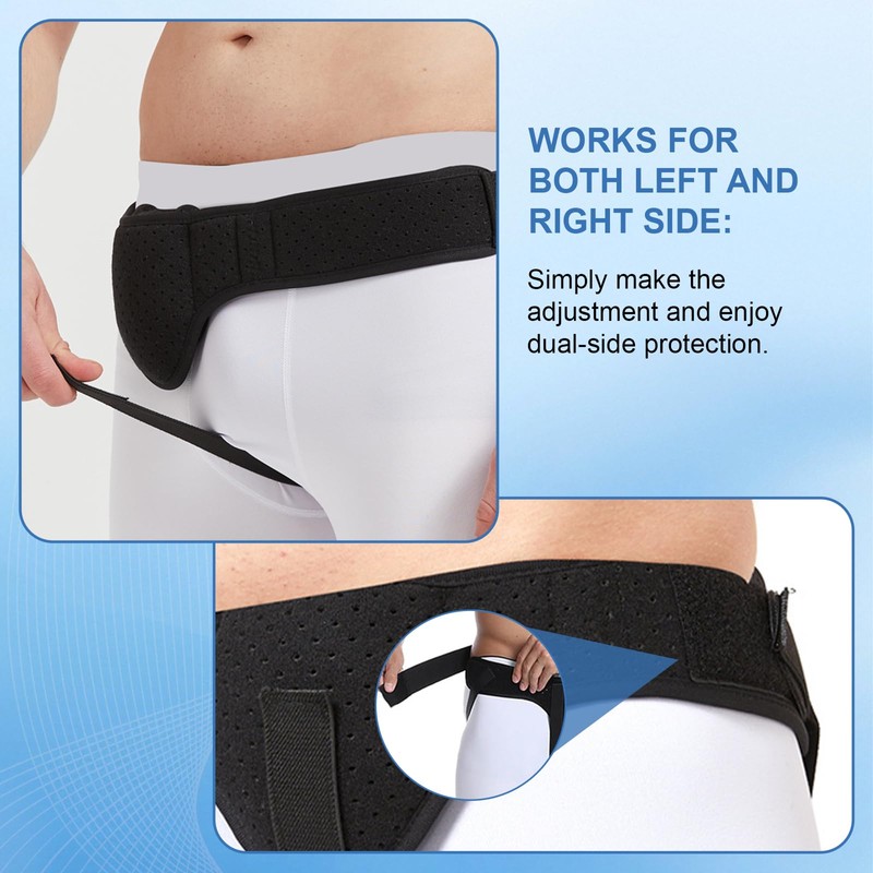 Hernia Belt Truss for Men and Women, Adjustable Supportive Groin