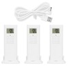 TS‑6210 3 in 1 Wireless Thermometer Hygrometer Indoor Outdoor Temperature
