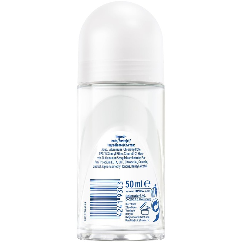 Nivea Roll On Women 50 ml (Pack of 3) Fresh
