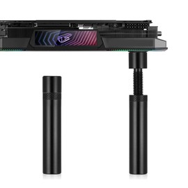 2PCS GPU Brace Support, Aluminum Alloy GPU Support Bracket, GPU Adjustable Stand, Anti Sag Holder for Video Card, Graphics Card Support for Various User Hosts and Protect Your PC