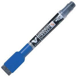 Pilot V-Board Master S 3.5 mm Tip Extra Fine Whiteboard Marker with Eraser - Blue (Box of 10)