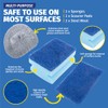 Xtra Kleen Sponge Scourer Pad, Steel Wool Value Pack (6