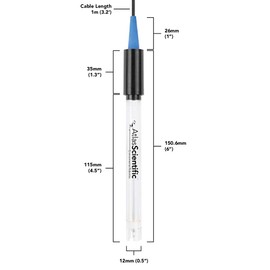Atlas Scientific Oxidation-Reduction Potential Consumer Grade ORP Probe -1100mV – 1100mV
