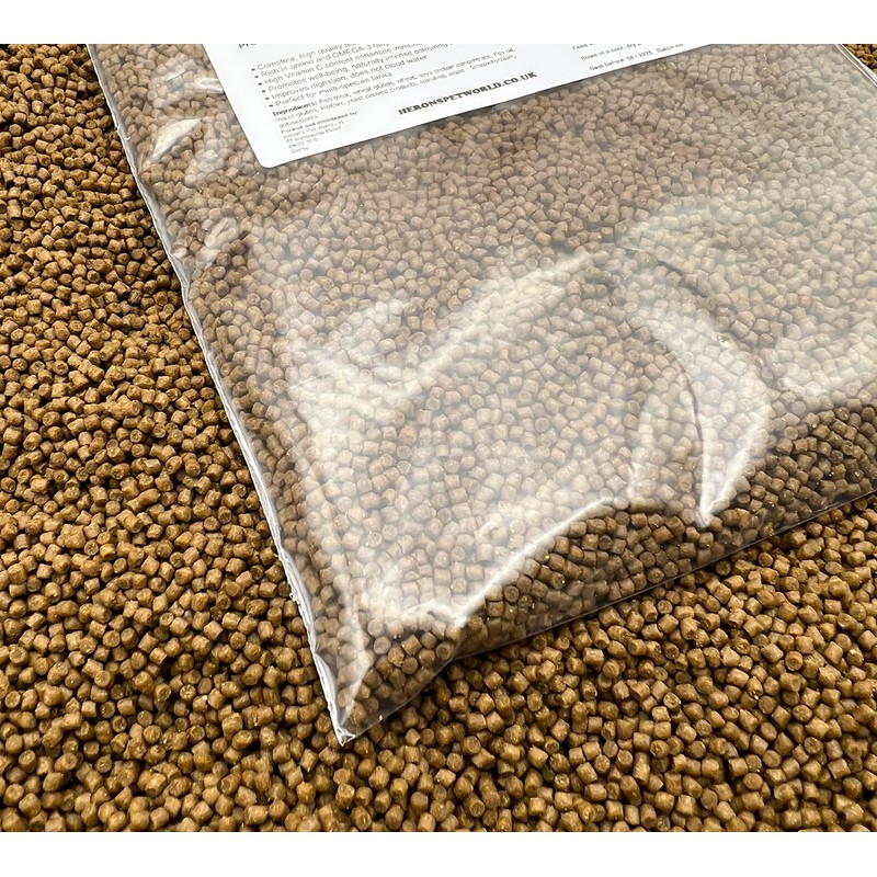 HERONS - Catfish Pellets, 2mm Premium Quality Fish Food, For