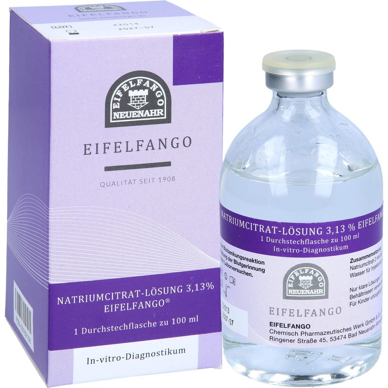 NATRIUMCITRAT-Lösung 3.13% Eifelfango 100 ml