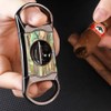 KEENSUN Zinc Alloy V-Cut Cigar Cutter (60 Ring Gauge), Gun