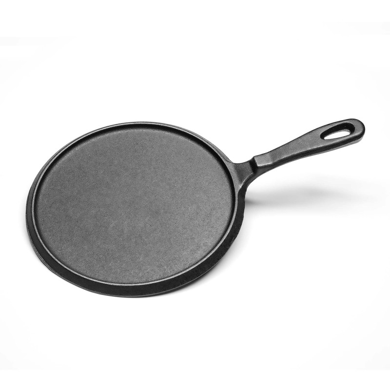 LOCEHNGY Cast Iron Skillet (10-Inch) W/Tempered Glass Lid and 9.5inch