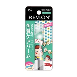 Revlon x Milky Collaboration Kiss Sugar Scrub, Milky Mint (152), Slightly Sweet and Gentle Milky Scent With Mint, Moisturizing Lip Scrub, Keratin Care, 0.1 oz (2.6 g), EC Limited Edition Packaging