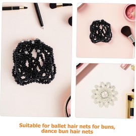 2 Piezas Red De Peluquería De Ballet Redecilla Para El Cabello Redecillas Para El Cabello Red Elástica Para Moño