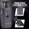 CUBARO Cigar Lighter with V Cutter – Triple Jet Torch