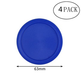 Kasteco 12 Pack 2.5 Inch Air Hockey Pucks for Small Size Table (Red Blue Black, 64x4 mm)