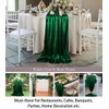 ShinyBeauty Velvet Table Runner Emerald Green 29" x120" Wedding Table