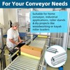 2 Pack Conveyor Long Roller and Bracket Set 10-inch, 1.5-inch