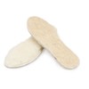 LAMBAA Sheep Wool Fleece Insoles White 12 Women/10 Men