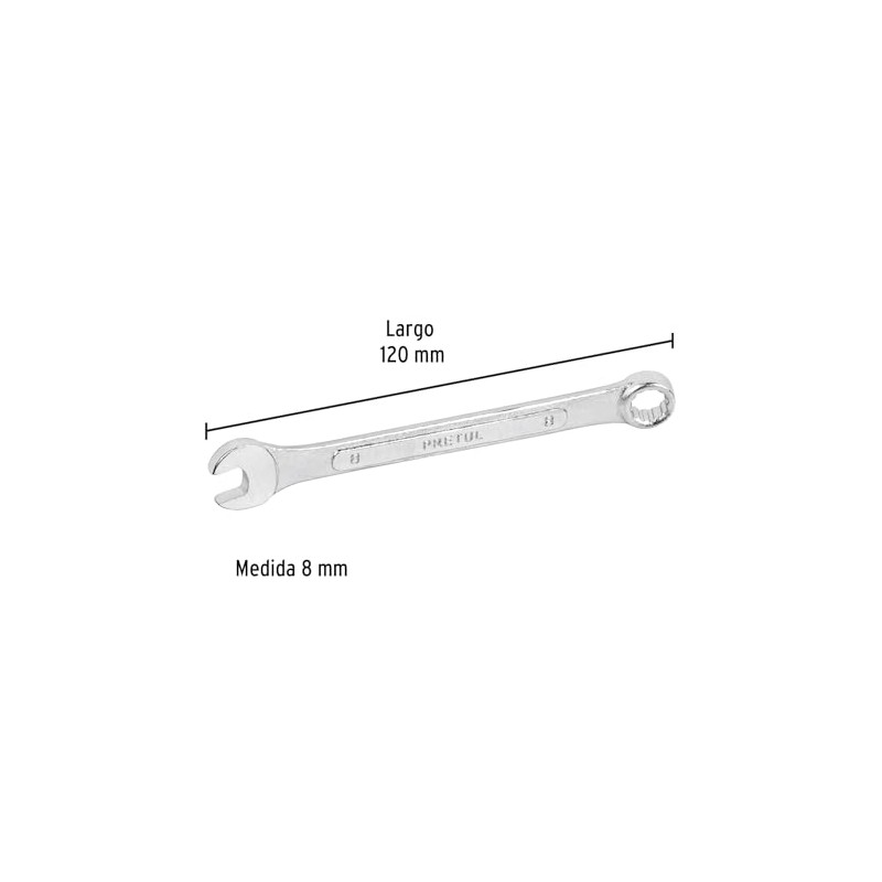 Pretul LL-2008MP, Llave combinada milimétrica de 7 mm