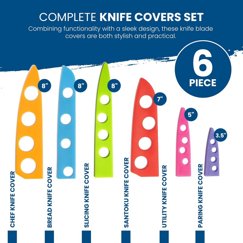 CHEF'S VISION Wildlife Knife Blade Covers - Premium Kitchen Knife