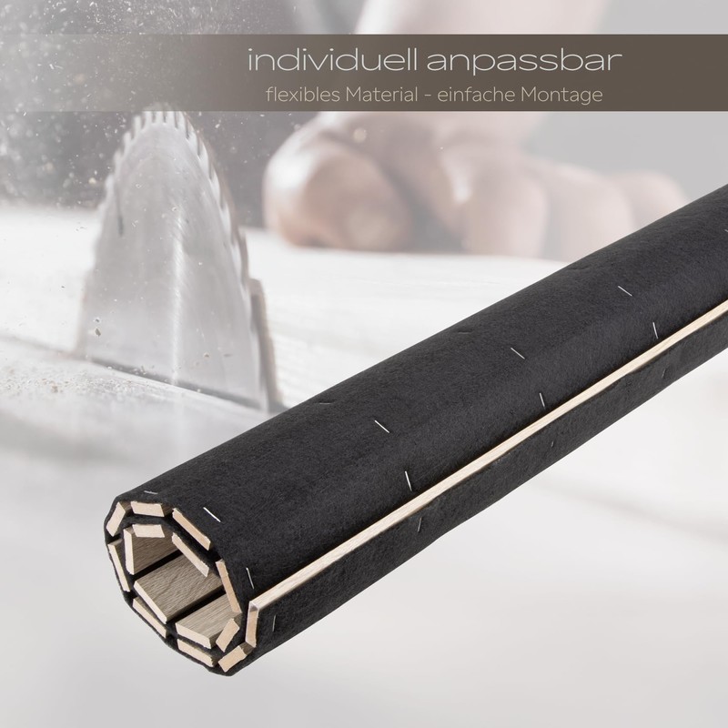 HEXIM Acoustic Panels Sample Piece - Flexible Slat Wall, Wood